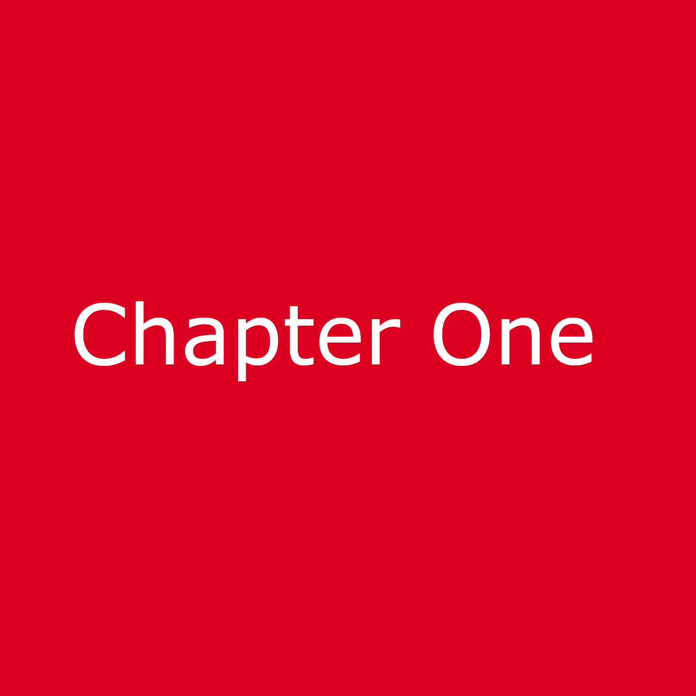 Chapter One Album